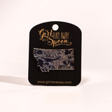 Silver Tray Montana Tack Pin by Girl Ran Away with the Spoon