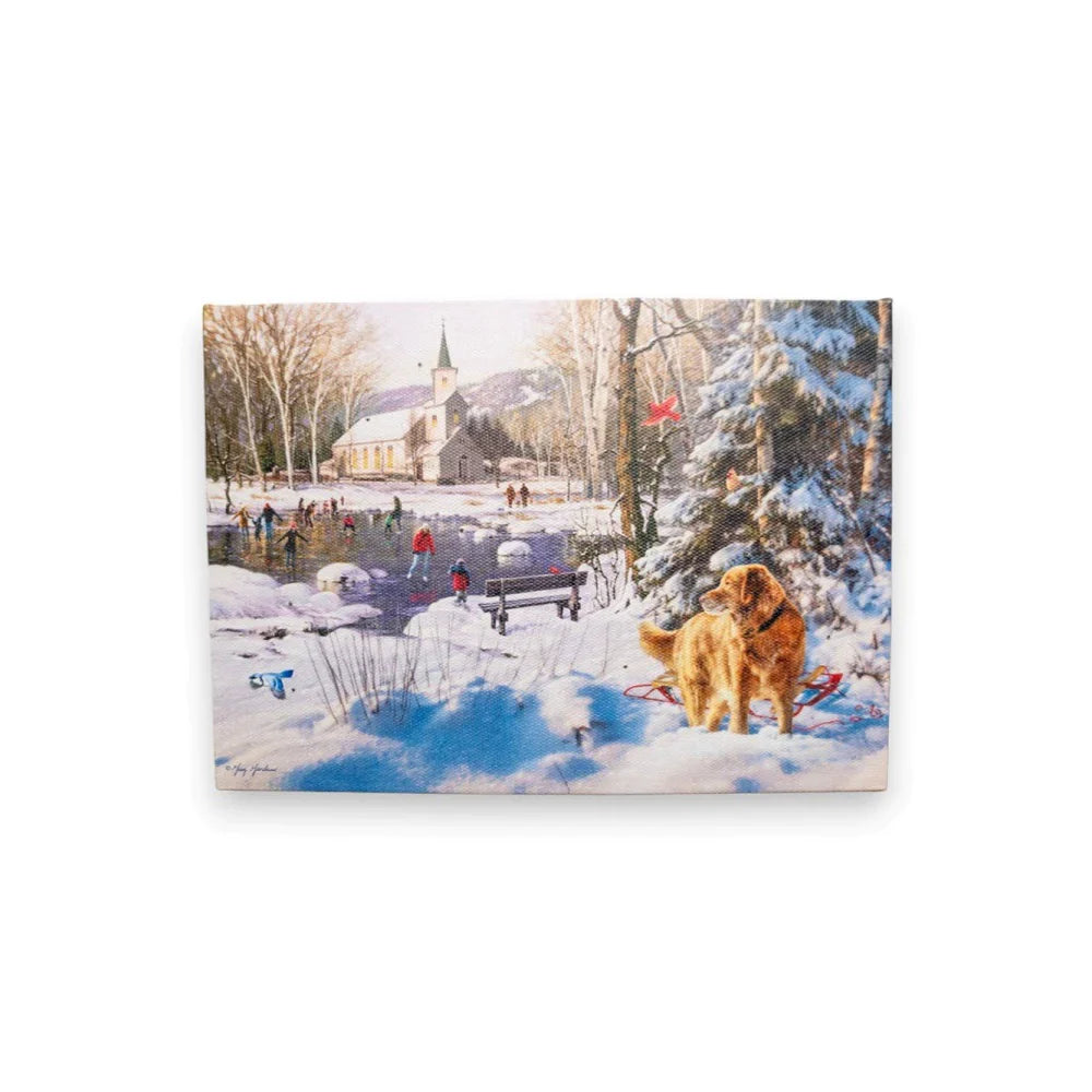 Winter Scene Table Top Lit Wall Art by Oak Street Wholesale (13 Styles)