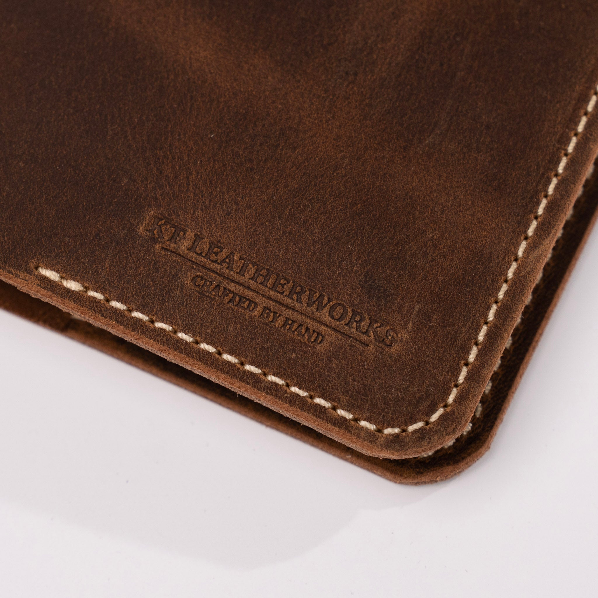Small Black Jack Leather Jot Book by KT Leatherworks