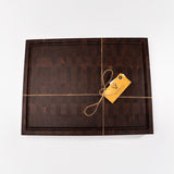 Small Hardwood Grain End Butcher Block Cutting Board by Herdbull Woodworking