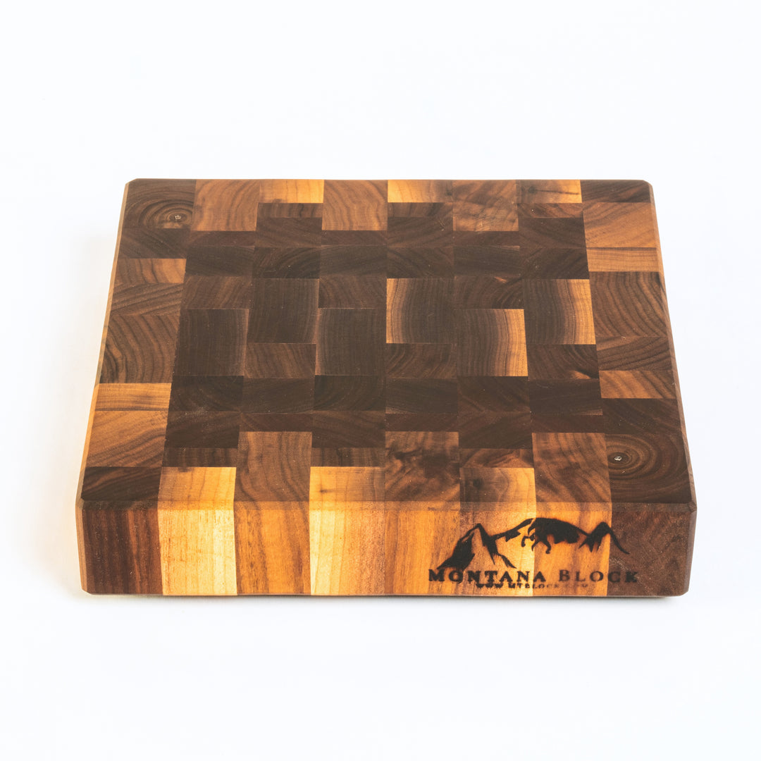 Small Square Butcher Block by Montana Block Co. – Montana Gift Corral