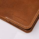 Small Texas Tan Leather Jot Book by KT Leatherworks