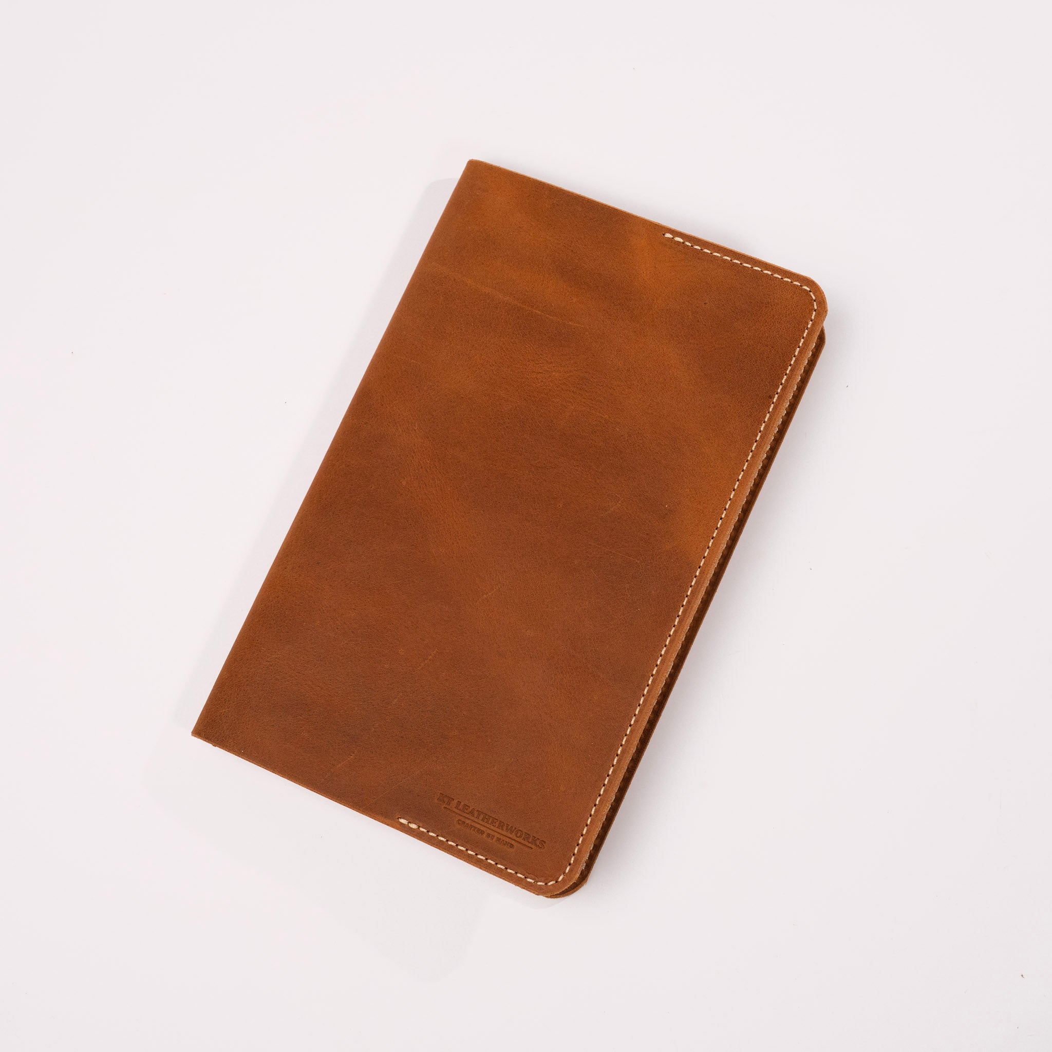 Small Texas Tan Leather Jot Book by KT Leatherworks