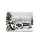 Snow Covered Tractor Table Top Lit Art