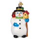 Snowman with Cardinal Ornament by Old World Christmas