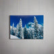 Snowy Forest Table Top Lit Art