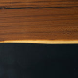 Soft Hardwood Russian Olive with Mica Epoxy Tray - close up