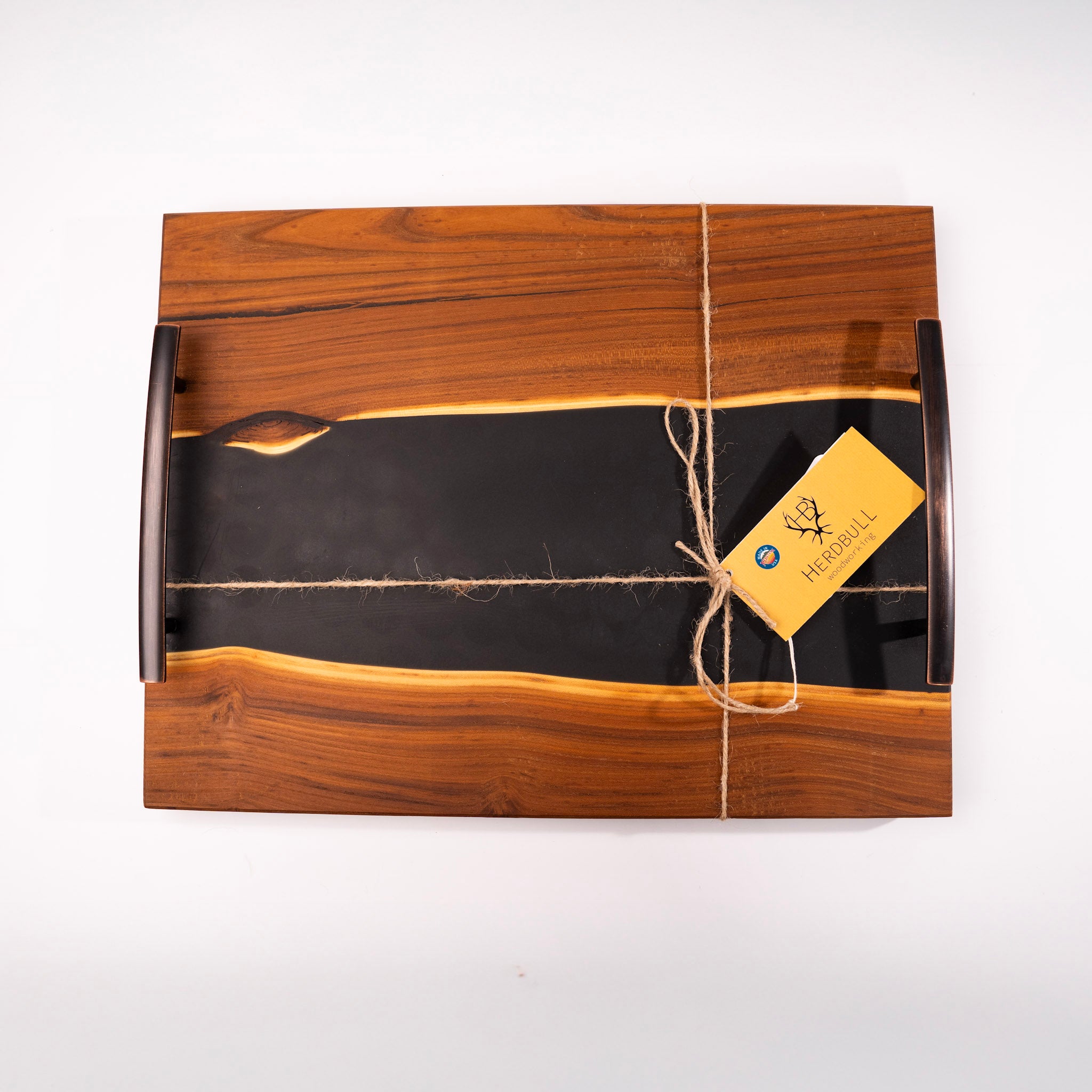 Soft Hardwood Russian Olive with Mica Epoxy