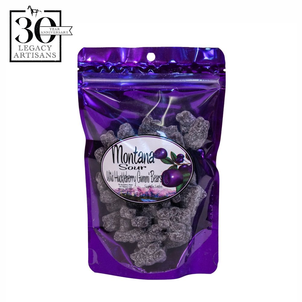 Sour Huckleberry Gummi Bears by Huckleberry People