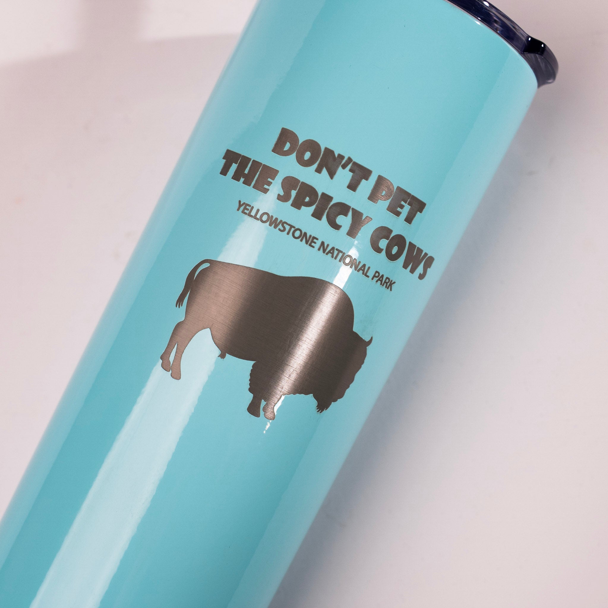 Spicy Cows Yellowstone Skinny Tumbler by Montana Gift Corral