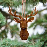 Stag Head Ornament by Ganz USA