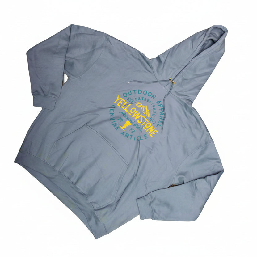 Clothing Prairie Mountain Hoodie Steel Blue Novel Mountain