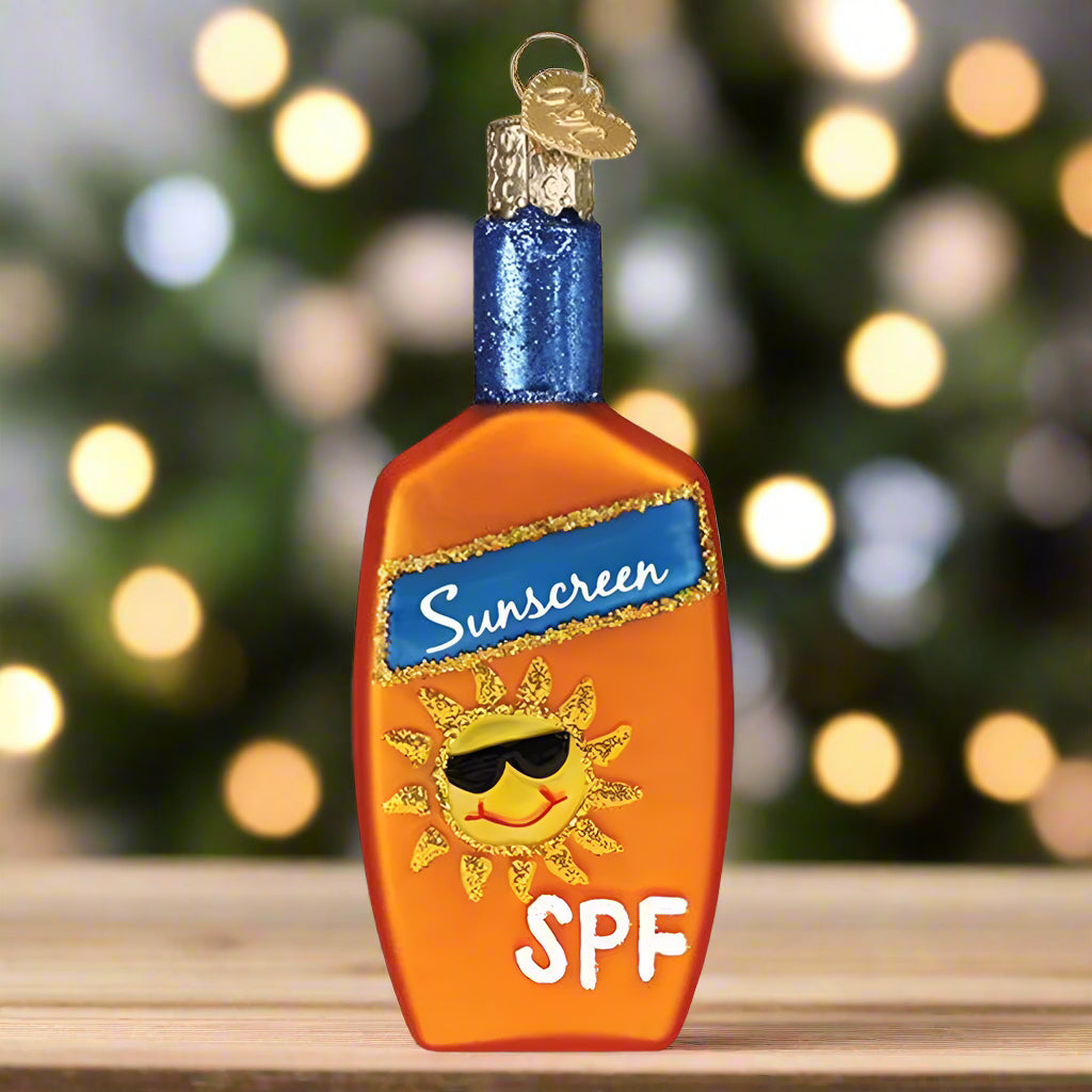 Sunscreen Ornament