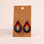 Sunset Forest Acrylic Earrings by Nine Mile Creative