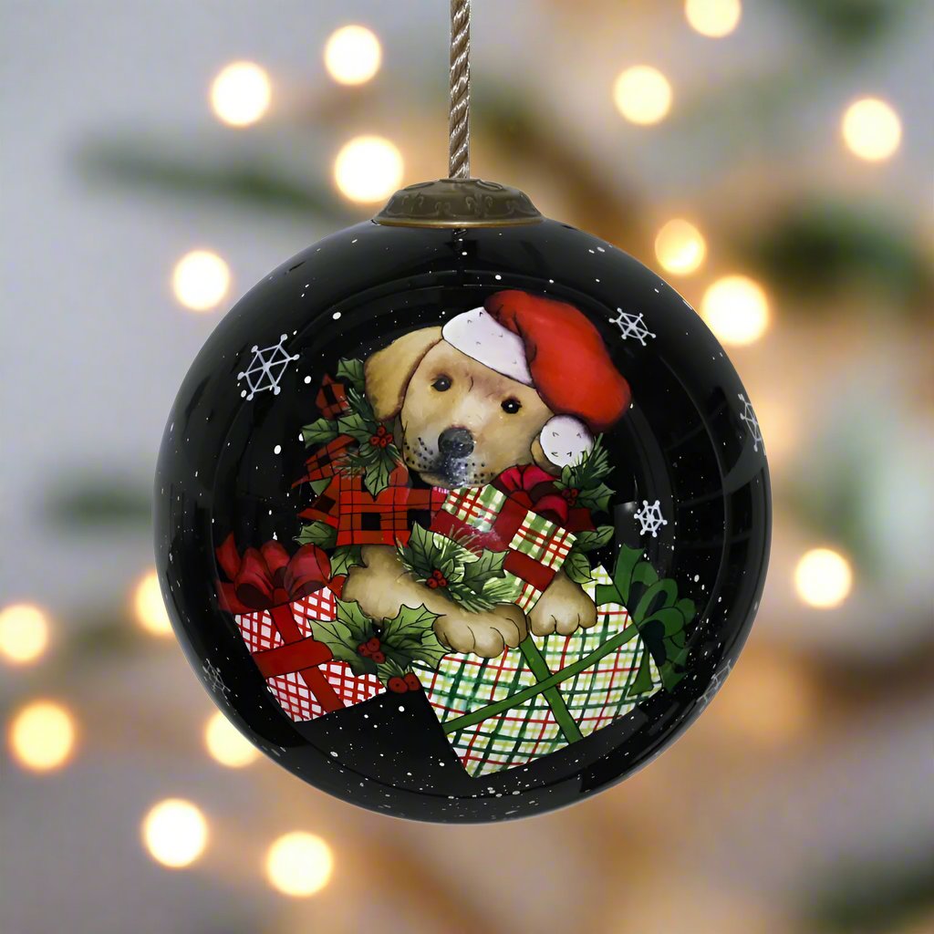 Susan Winget Christms Dog Ornament by Inner Beauty