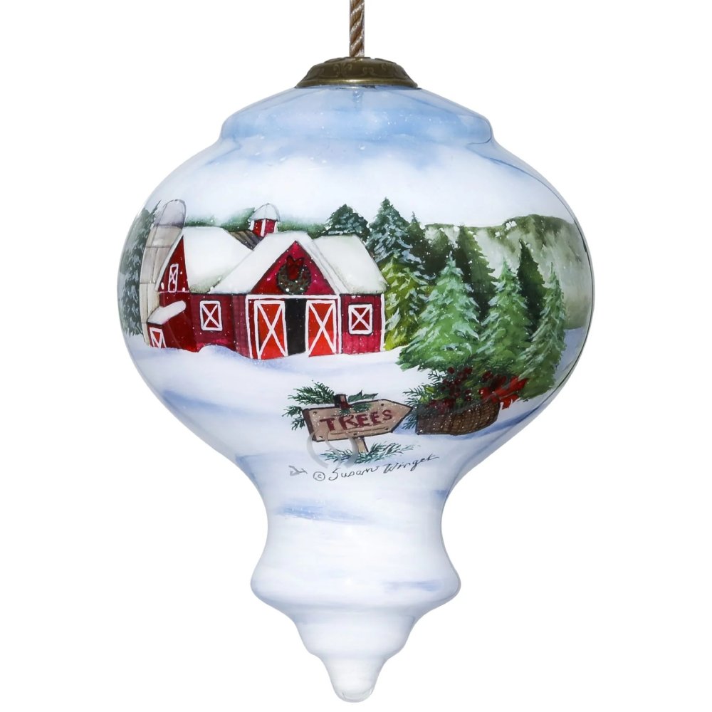 Susan Winget Christmas Tree Farm Ornament by Inner Beauty