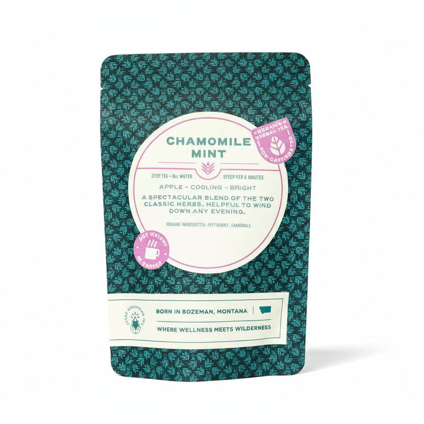 Sweet Chamomile Mint Tea by Steep Mountain Tea House