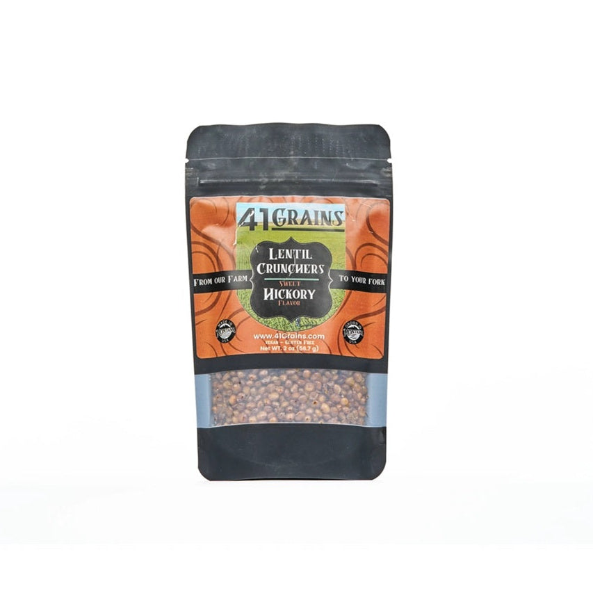 Packaged product with a label on a white background