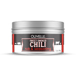 Olivelle Sweet Smoked Chili rub & seasoning container on a white background