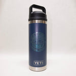 Take Me To The Mountains Engraved YETI Rambler 18 oz Bottle with Chug Cap by Montana Gift Corral navy