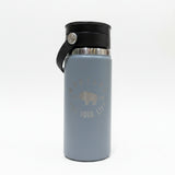 The Good Life Bison 16 oz Shale Gray Wide Mouth Flex Tumbler with Sip Lid by Hydro Flask