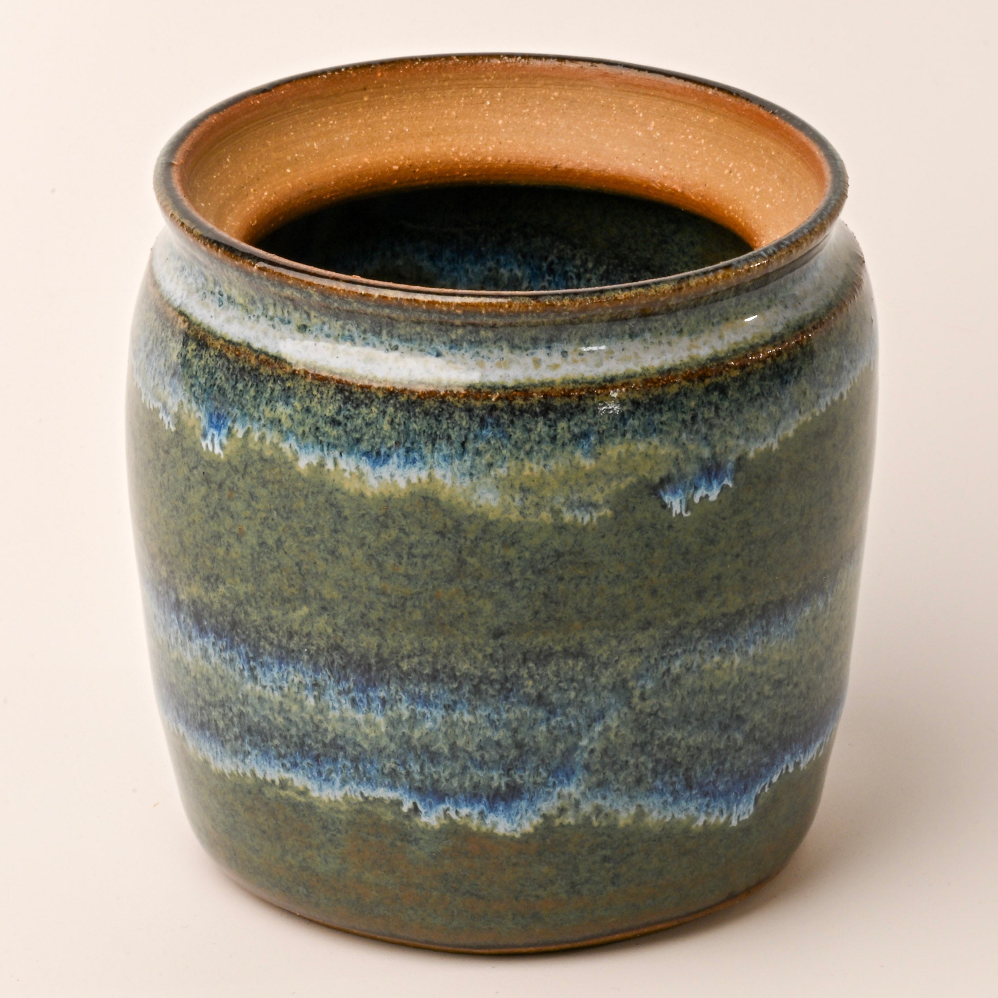 Trinket Jar - blue - side 2