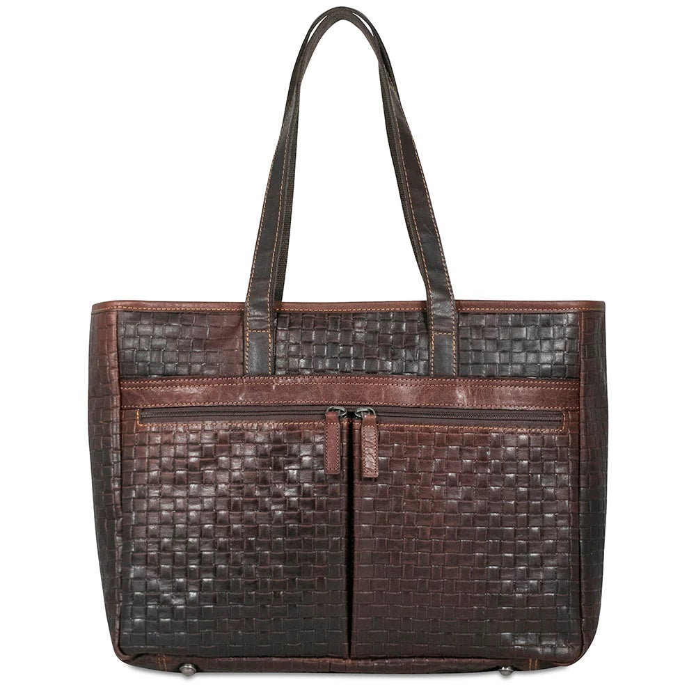Uptown Woven Tote by Jack Georges