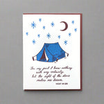 Van Gogh Quote Card