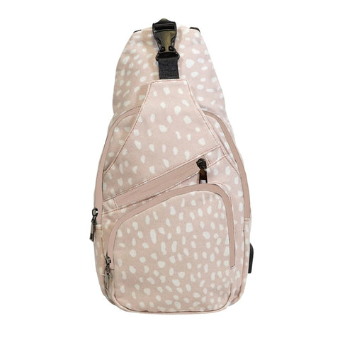 Vintage Fawn Anti-Theft Day Pack