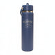 Vintage Bozeman 24 oz Harbor Blue Wide Mouth Tumbler with Flex Straw Cap by Hydro Flask