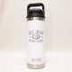 Bridger Mountains Montana Engraved YETI Rambler 18 oz Bottle with Chug Cap by Montana Gift Corral
