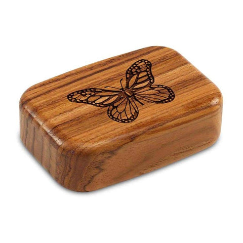 Wide Teak Secret Box by Heartwood Creations (5 Designs)
