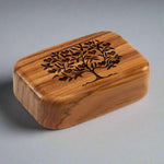 Wide Teak Secret Box by Heartwood Creations (5 Designs)