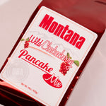 Wild Chokecherry Pancake Mix - close up