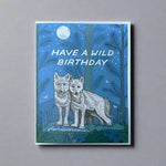 Wild Wolves Birthday Card