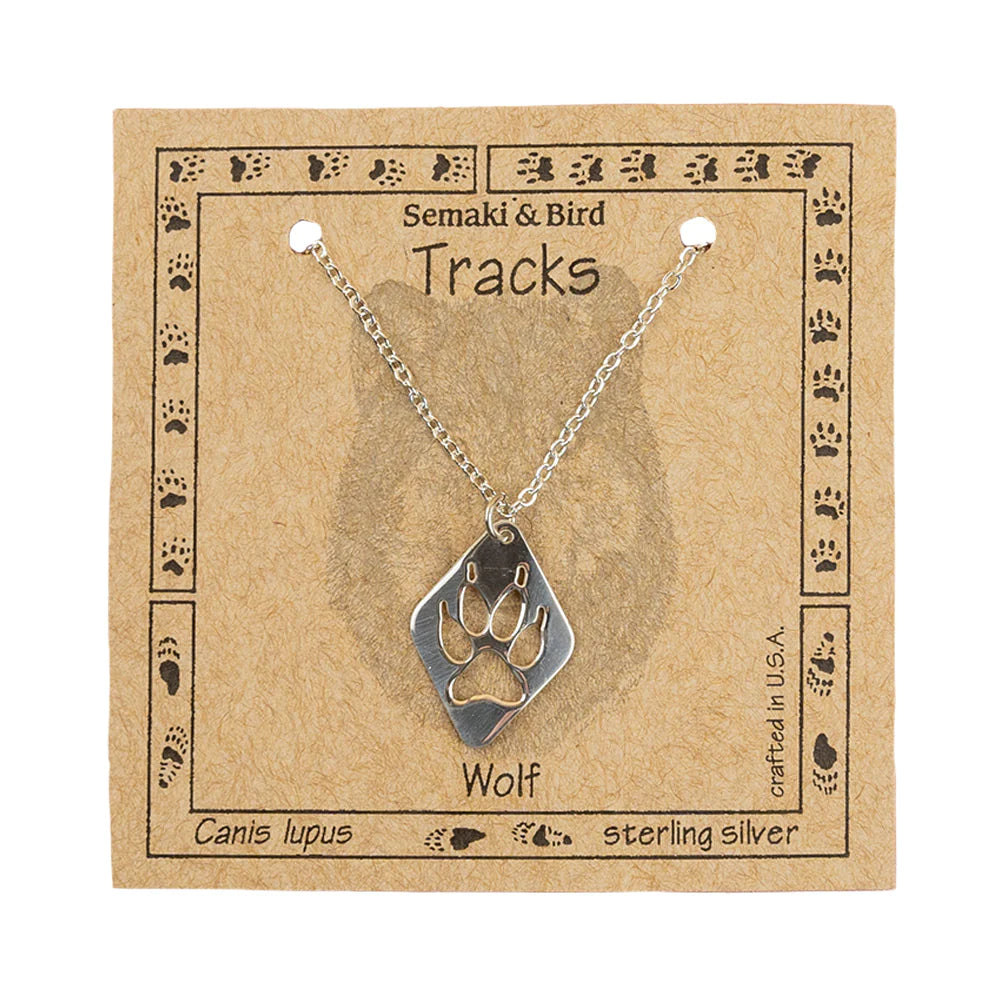 Tracks Pendant with Chain by Semaki & Bird (3 Styles)