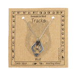 Tracks Pendant with Chain by Semaki & Bird (3 Styles)