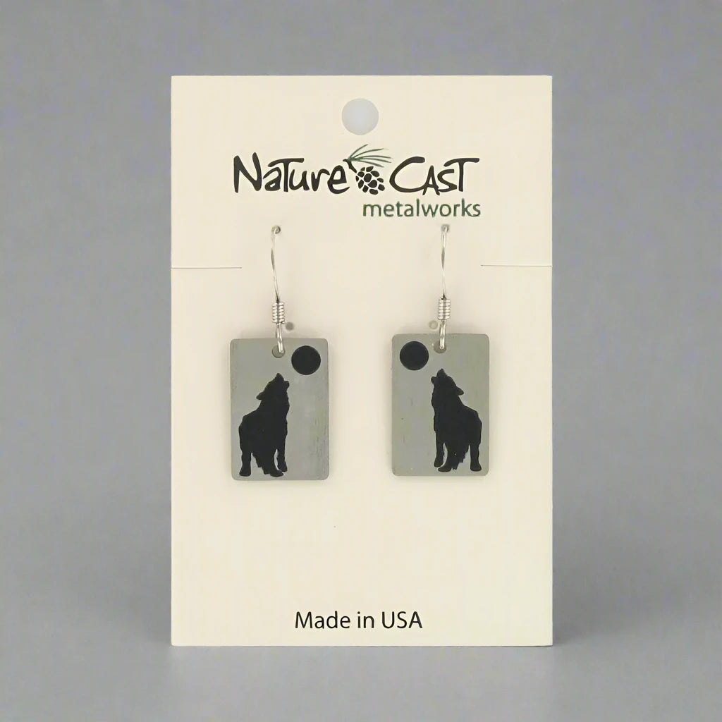 Wildlife Dangle Earrings by Nature Cast Metalworks (29 Styles)