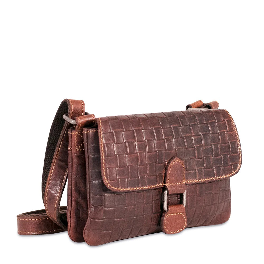 Woven Mini Crossbody Bag by Jack Georges