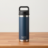 Navy Rambler 18oz Bottle with Chug Cap by YETI
