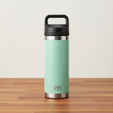 Seafoam Rambler 18oz Bottle with Chug Cap by YETI