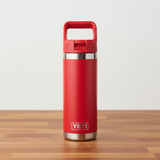 Rescue Red Rambler 18oz Bottle with Straw Cap by YETI
