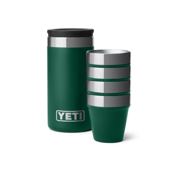 Black Forest Green Shot Glasses and Carrying Case by Yeti