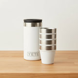 White Shot Glasses and Carrying Case by YETI