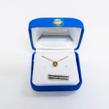 YellowMontanaSapphireSterlingSilverBezelPendantbyMac_sGems_90065