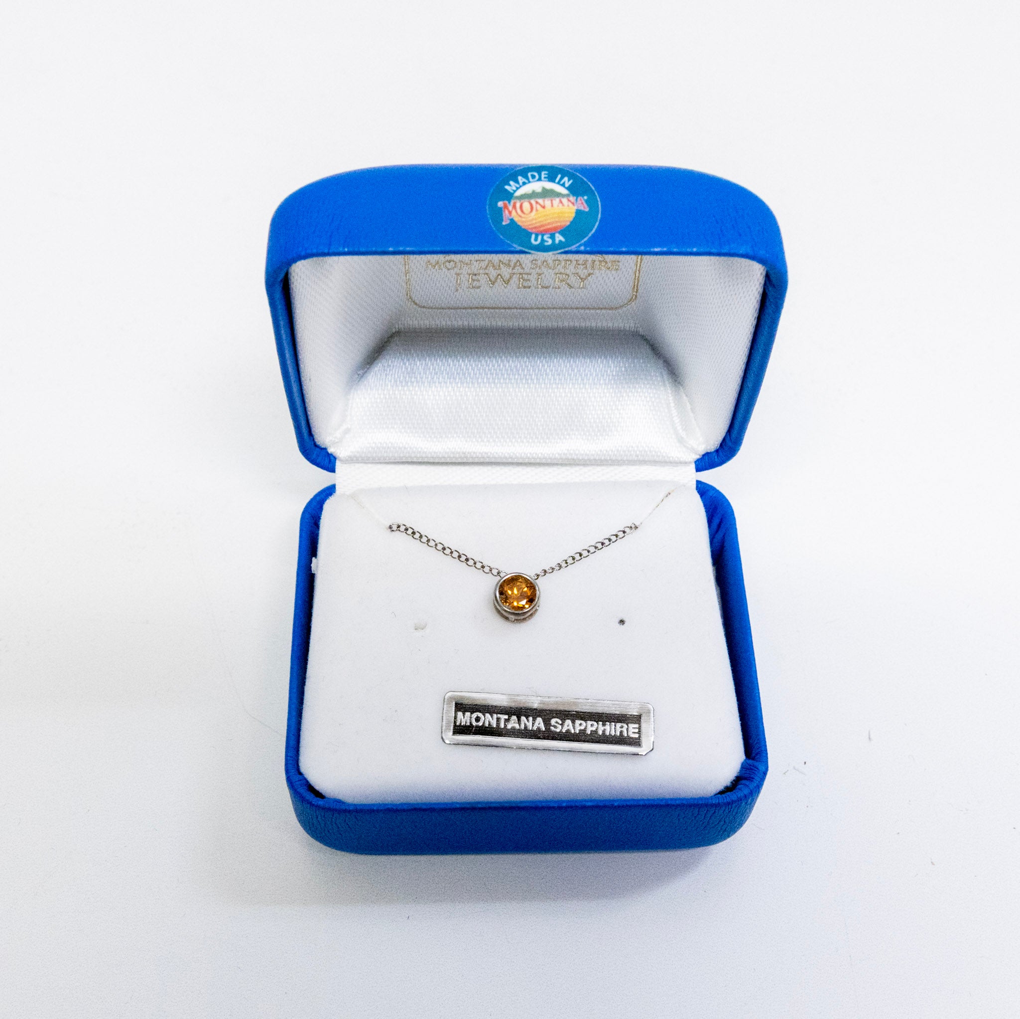 YellowMontanaSapphireSterlingSilverBezelPendantbyMac_sGems_90065