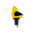 Yellow and Black Chirpy Top Wine Pourer