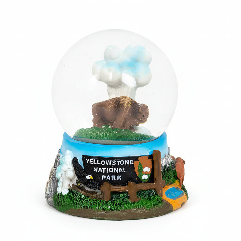 Yellowstone Bison Snow Globe