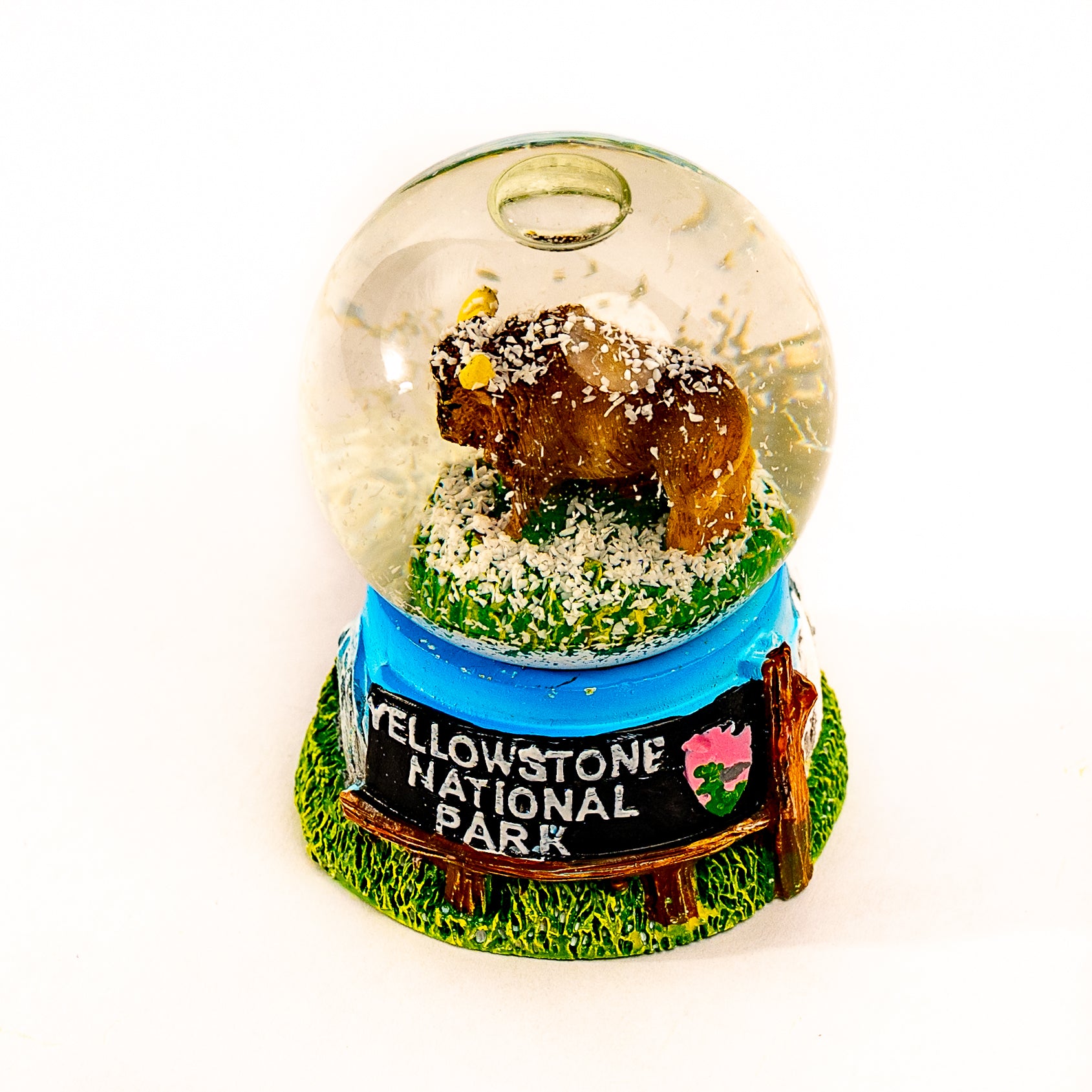 Yellowstone National Park Buffalo Snow Globe