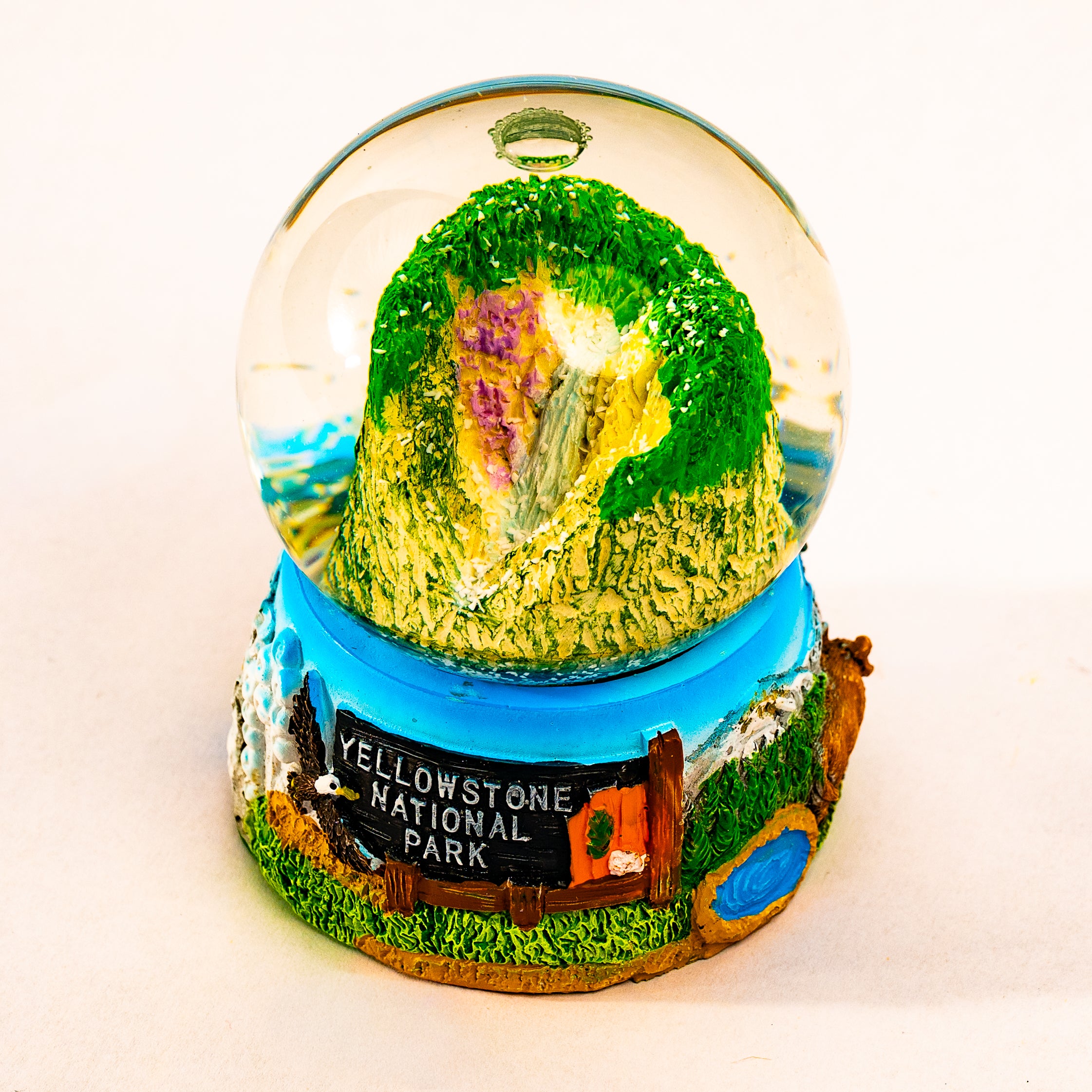 Yellowstone National Park Lower Falls Snow Globe